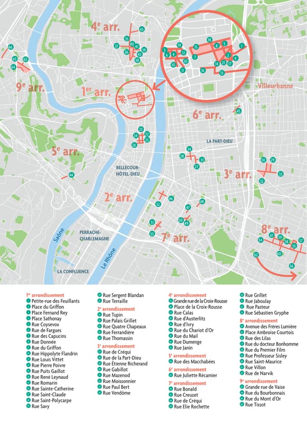 Liste des rues concernées par la piétonnisation ce samedi Liste des rues concernées par la piétonnisation ce samedi