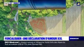 Forcalquier : une déclaration d'amour XXL