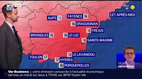 Météo Var: une fin de semaine plus nuageuse malgré quelques éclaircies, il fera 17°C à Toulon