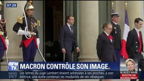 L’œil de Salhia: Macron soigne son image