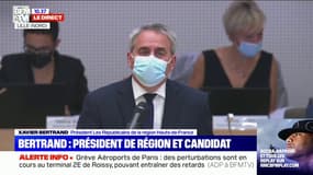 Xavier Bertrand réélu à la tête des Hauts-de-France: "Ce résultat nous impose plus de devoirs que de droits"