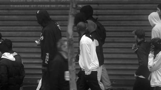 Paris, boulevard Beaumarchais, mars 2006