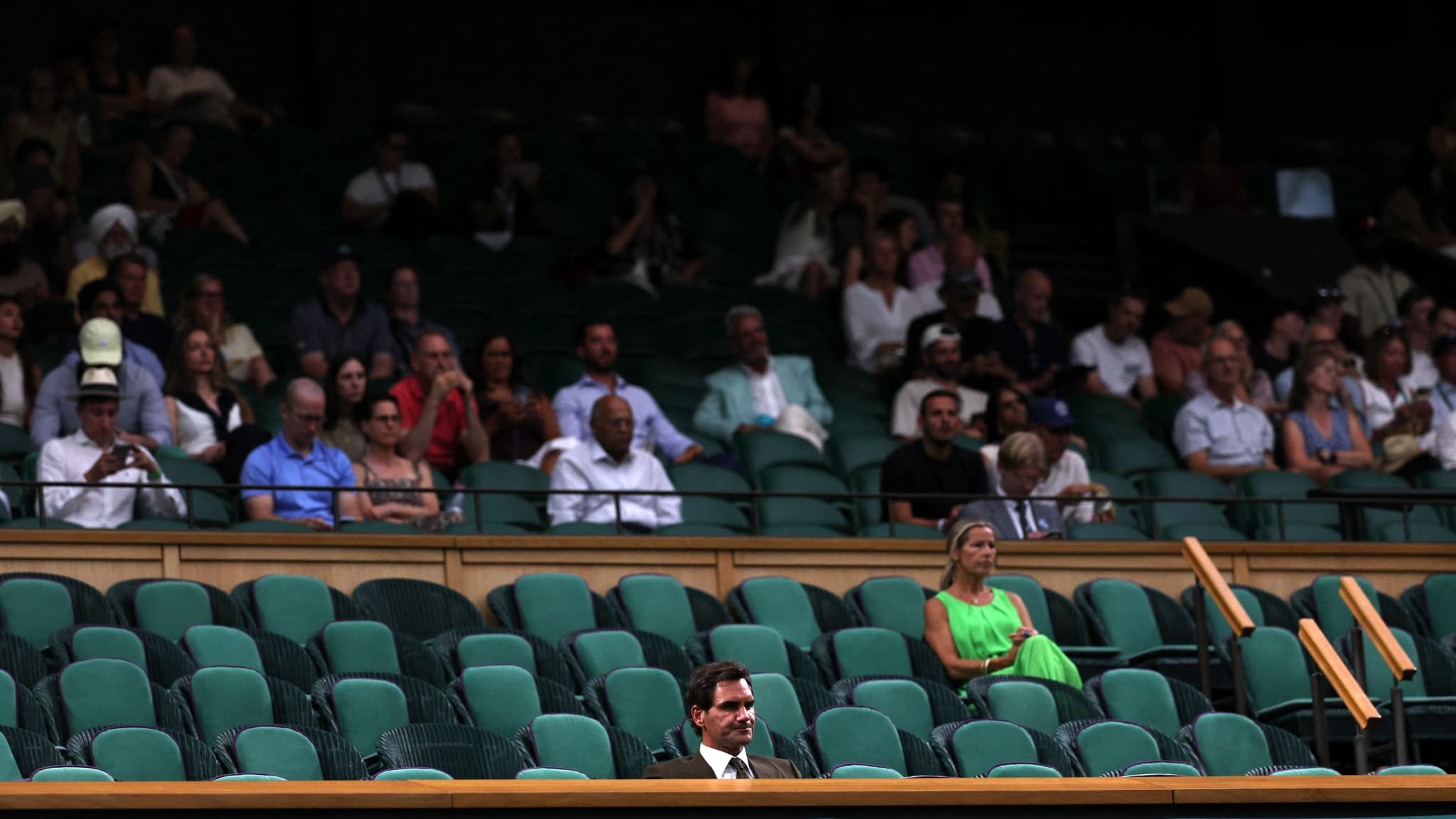 Roger Federer à Wimbledon ce lundi 6 juillet