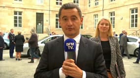 Le ministre de l'Action et des comptes publics, Gérald Darmanin, sur BFMTV ce jeudi. 