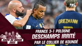 France 3-1 Pologne : "Il a de la chance que je n'étais pas en face de lui", Deschamps irrité par le collier de Koundé