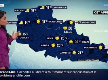 Météo Nord-Pas-de-Calais: un ciel ensoleillé est à prévoir ce samedi, et 19°C à Lille