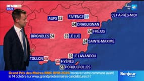 Météo Var: soleil mais des nuages sur le littoral ce mardi, il fera 25°C à Toulon et 22°C à Fayence