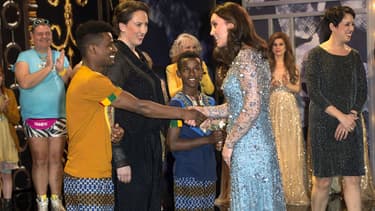 Kate Middleton lors du Royal Variety Performance Show à Londres, le 24 novembre 2017