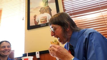 Don Gorske en 2011, mange son 25.000 Big Mac.