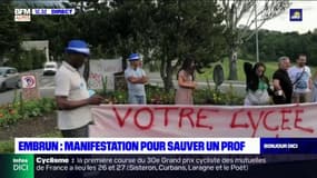 Embrun: manifestation pour sauver un professeur dont le contrat ne sera pas renouvelé