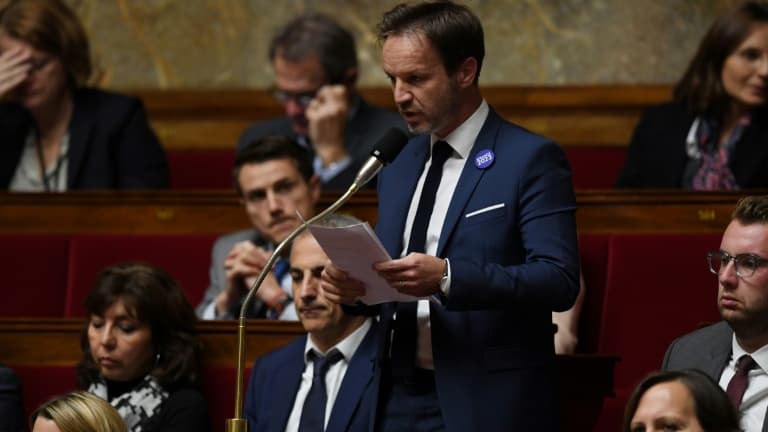 Le député LREM des Alpes-Maritimes Cédric Roussel, le 8 novembre 2017 à l'Assemblée