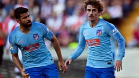 Antoine Griezmann et Diego Costa