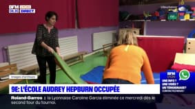 Lyon: un collectif investit l'école Audrey Hepburn pour mettre un enfant de 3 ans et ses parents à l'abri 