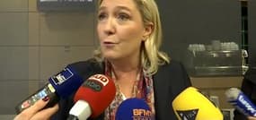 "Bertrand se présente comme le chef de l'UMPS", raille Le Pen