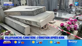 Villefranche: après le passage de la tempête Kirk, 144 stèles se sont effondrées au cimetière