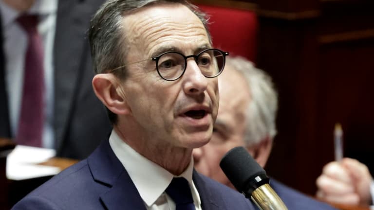 Le ministre de l'Intérieur Bruno Retailleau à l'Assemblée nationale, le 5 mars 2025 à Paris