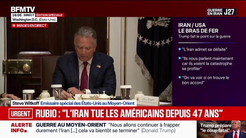 "Il y a eu des échanges robustes et positifs" explique Steve Witkoff sur le plan de paix en 15 points présenté par les États-Unis à l'Iran