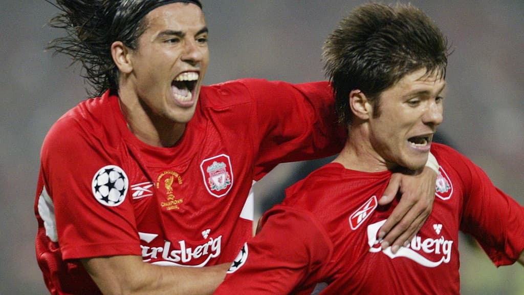 Baros et Xabi Alonso Baros et Xabi Alonso