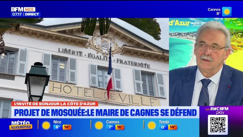 Projet de mosquée à Cagnes-sur-Mer: le maire dénonce une opération politicienne du RN