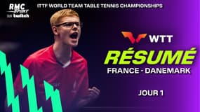 Tennis de table : Les meilleurs points de France - Danemark