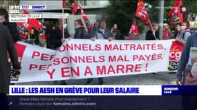 Hauts-de-France: les AESH en grève réclament un vrai statut de fonctionnaire 