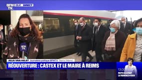 Jean Castex et Bruno Le Maire en déplacement à Reims pour la réouverture des commerces
