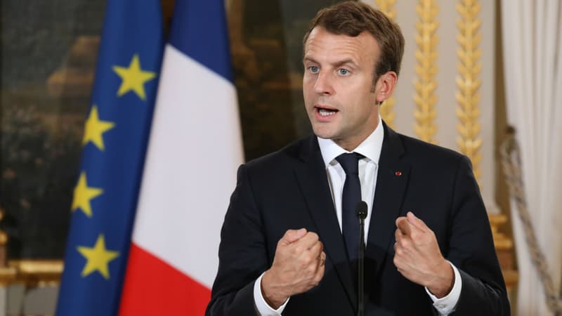 Emmanuel Macron. 