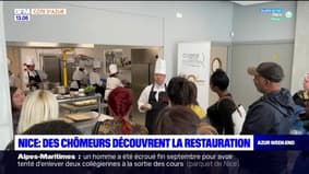 Nice: des chômeurs découvrent la restauration