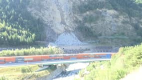 Le chantier de la falaise du Praz en Savoie