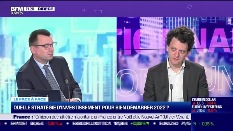 Philippe Cholet VS  Thibault Prébay : Quelle stratégie d'investissement pour bien démarrer 2022 ? - 22/12
