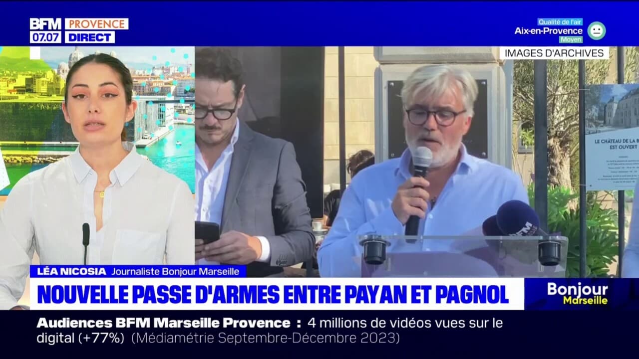 Marseille: nouvelle passe d'armes entre Payan et Pagnol