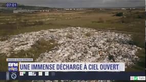 Une immense décharge à ciel ouvert aux portes de Paris