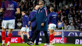 Fabien Galthié au stade Pierre-Mauroy avant France-Italie au VI Nations, 25 février 2024