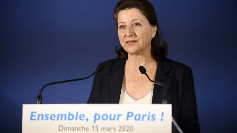 Agnès Buzyn après le premier tour des municipales à Paris, le 15 mars 2020