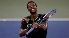 Gaël Monfils, à l'issue de sa victoire au 2e tour du Masters de Cincinnati, le 19 août 2021.