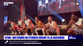 Lyon: un cours de fitness géant organisé à la Sucrière