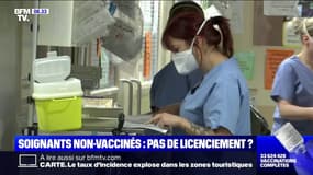 Les soignants non-vaccinés pourront-ils être licenciés mi-septembre ?