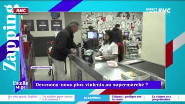 La violence monte-elle d’un cran au supermarché ?