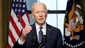 Le président américain Joe Biden, à la Maison Blanche, le 14 avril 2021