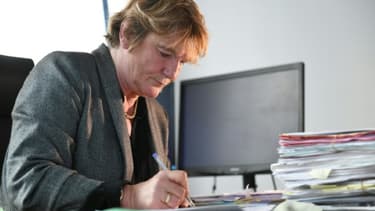 La procureure de Mulhouse, Edwige Roux-Morizot, au tribunal de Mulhouse, le 22 novembre 2018