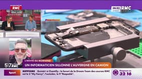 Un informaticien sillonne l'Auvergne en camion 