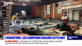 Intempéries dans les Écrins: à l'Argentière, les campeurs ont été évacués