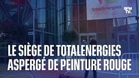 Le siège de TotalEnergies aspergé de peinture après la publication de ses bénéfices records