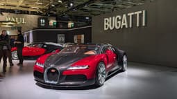 La Bugatti "F.K.P. Hommage" exposée en première mondiale au salon Ultimate Supercar Garage 2026 à Paris Porte de Versailles.