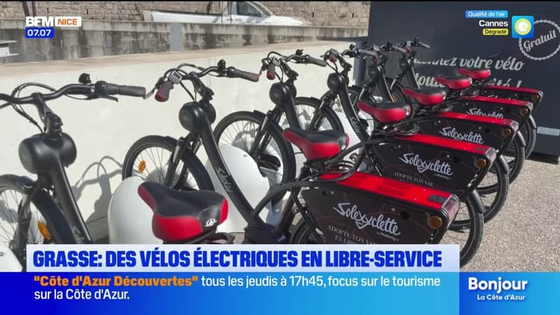 Grasse: des vélos électriques en libre-service