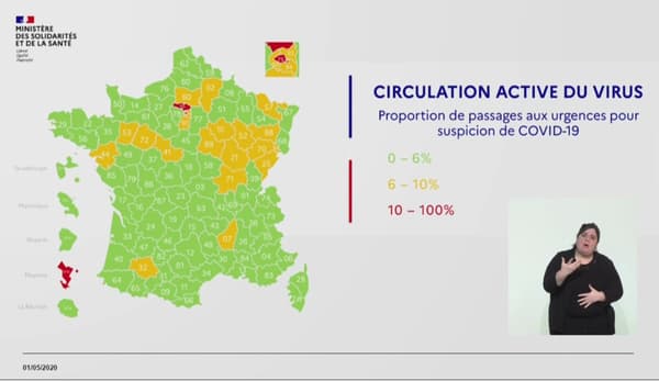 Carte du déconfinement: du changement pour 9 départements
Carte du déconfinement: du changement pour 9 départements