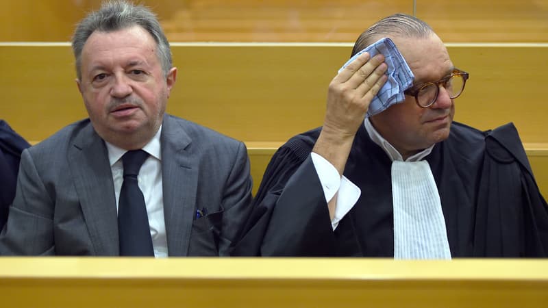 Jean-Noël Guérini (à gauche) est poursuivi dans une affaire de détournement de fonds publics.