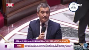 Nice: Opération séduction pour Gérald Darmanin