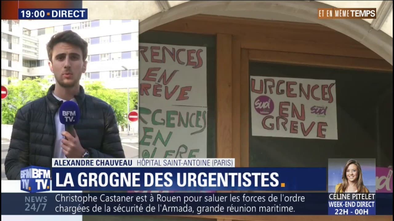 Une équipe des urgences de l'hôpital SaintAntoine à Paris a dû