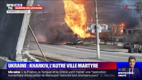 Guerre en Ukraine: Kharkiv, l'autre ville martyre